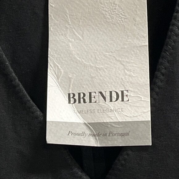 Brende Dress Womens S Black Sleeveless Midi Babydoll Timeless Elegance Classic - Picture 4 of 11